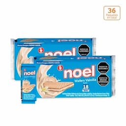Galletas Wafers Noel Vainilla x 432g x 18 Paquetes c/u-0