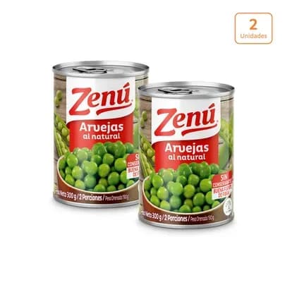 Arveja natural Zenú x 300g c/u