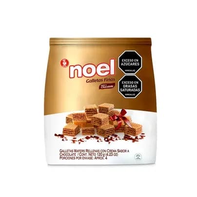Galletas Wafers Noel Cubitos Chocolate x120g