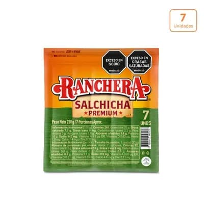 Salchicha Ranchera x 230g