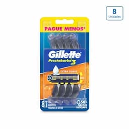Maquina de afeitar Gillette Prestobarba3 x 8 unds-0
