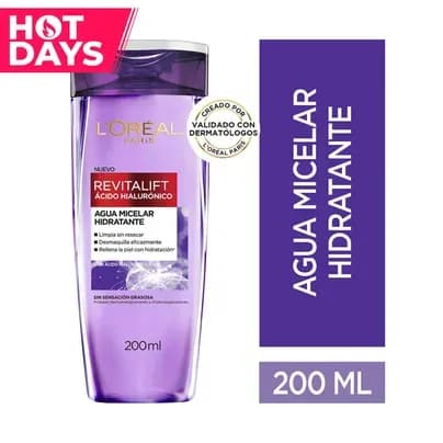 Agua Micelar Facial Revitalift Ácido Hialurónico x 200ml