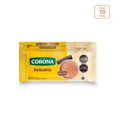 Corona Delicatto x 142g x 10 pastillas