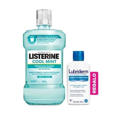 Enjuague Bucal Listerine Cool Mint Zero x 1L