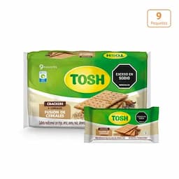 Galletas Tosh Fusión Cereales x 229.5g x 9 Paquetes-0