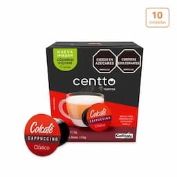 Cápsulas Centto Cappuccino Clásico x10 unds x11,5g c/u-0