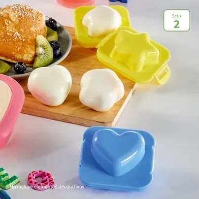 Set x 2 Molde Corazón y Estrella 