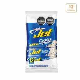 Chocolatina Jet Cookies & Cream x 12 unds x 11g c/u-0