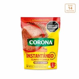 Chocolate instantáneo Corona clavos y canela x 200g-0