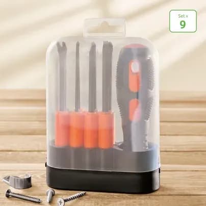 Set de destornilladores 8 en 1