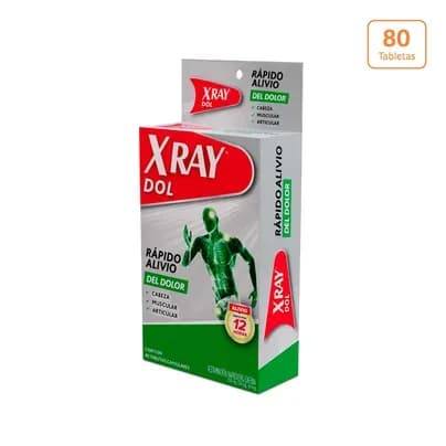 X Ray Dol x 80 Tabletas