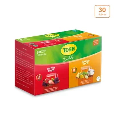 Infusión TOSH Frutal Surtida 30und 36g 
