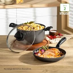 Set Talent Imusa Olla + Sartén 20cm-0