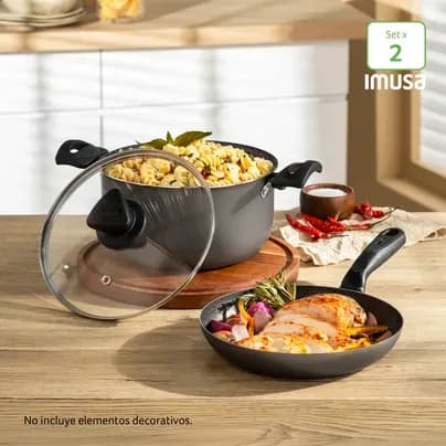 Set Talent Imusa Olla + Sartén 20cm