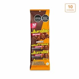 Chocolatina Jumbo Brownie x 10unds x 18grs c/u-0