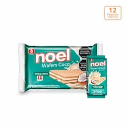 Galletas Wafers Noel doble crema Coco x 264g x 12 Paquetes	-0
