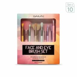 Set x 10 Brochas Samy Rainbow-0