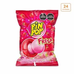 Pin Pop Fresa x 24 unds NP -0