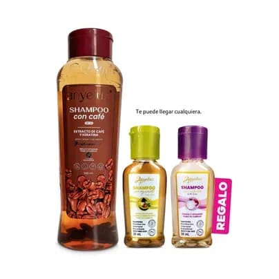 Shampoo Anyeluz Con Café x 500 ml