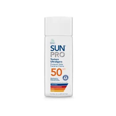 Protector solar facial en crema Sunpro SPF50 x 50ml