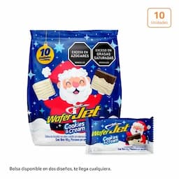 Bolsa Wafer Jet Cuadritos Cookies & Cream x 140g x10unds-0
