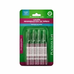 Ampolla Regeneradora de teñido Placenta Life x4 unds x 13ml c/u-0