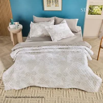 Edredón Estampado Beige Stanza