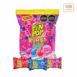 Pin Pop Bumba surtido x 100unds x 500g-0