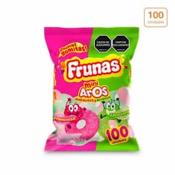Gomas Frunas  Mini aros x100 unds x 400g-0