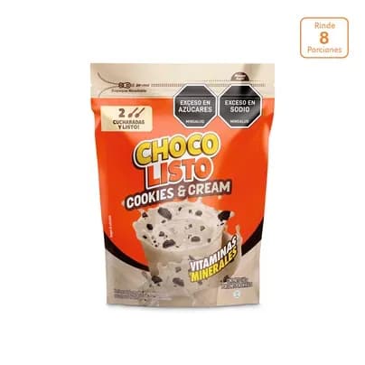 Chocolisto sabor Cookies and Cream x 160g 