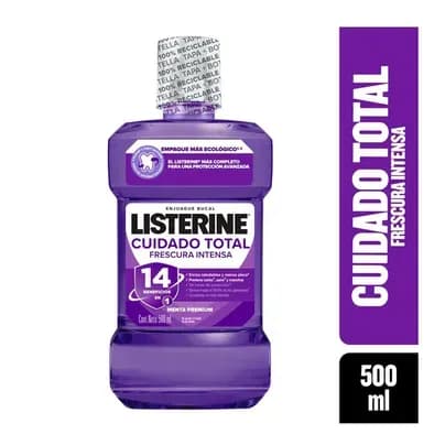Enjuague Bucal Listerine Cuidado Total x 500ml