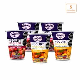 Yogurt Alpina Original surtido x 5 unds x 150g c/u-0