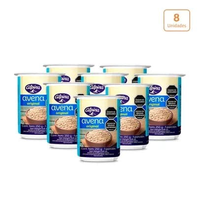 Avena Alpina x 8 unds x 250g c/u