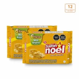 Saltín Noel Queso y Mantequilla x 585g x 6 Tacos internos c/u-0