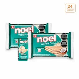 Galletas Wafers Noel doble crema coco x 264g x 12 Paquetes c/u-0