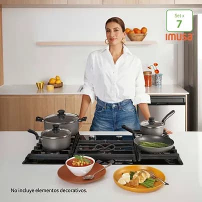 Batería de cocina Talent Imusa x 7 piezas