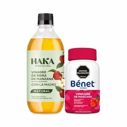 Gomas Bénet Vinagre Manzana x 48 unds + Vinagre de Manzana Haka x 500ml-0
