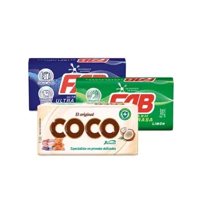 Combo limpieza Fab + Coco varela