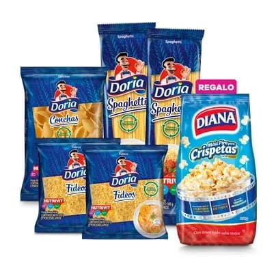 Surtido Doria Clásica x 2.000g + Regalo: Maiz Pira Diana x 250g