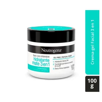 Crema Facial hidratante Neutrogena Matte 3 en 1 x 100g