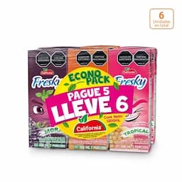 Refrescos Fresky surtido x 6 unds x 200ml c/u-0
