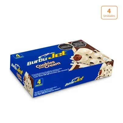 Chocolatina Burbujet Cookies & Cream x 4 unds x 50g c/u