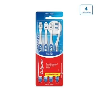 Cepillo Dental Colgate Pro Cuidado x 4 unds