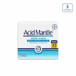 Jabón Acid Mantle x 3 unds x 90g c/u-0
