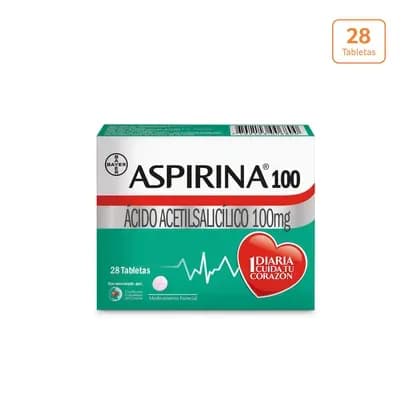 Aspirina 100 x 28 Tabletas