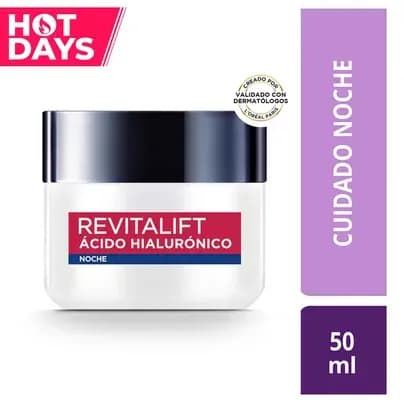 Crema Facial De Noche Revitalift Ácido Hialurónico x 50ml