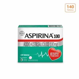 Aspirina 100 x 140 Tabletas-0