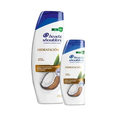 H&S Shampoo Hidratación Aceite De Coco 375 + 180 Ml