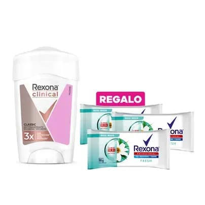 Desodorante Rexona Clinical Classic Mujer x 48g