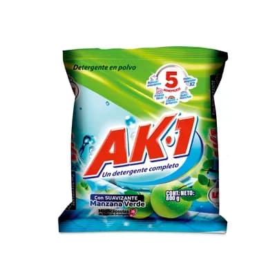 Detergente en polvo manzana AK1 x 800g